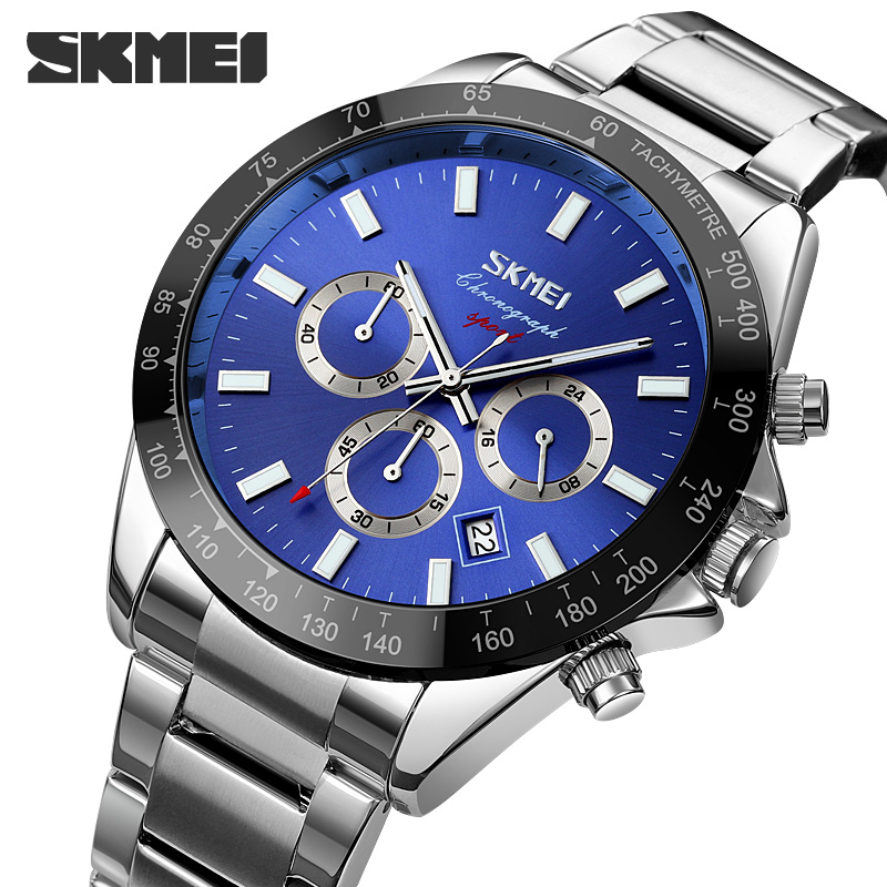 Skmei 9259SIBU Silver-Blue - 2