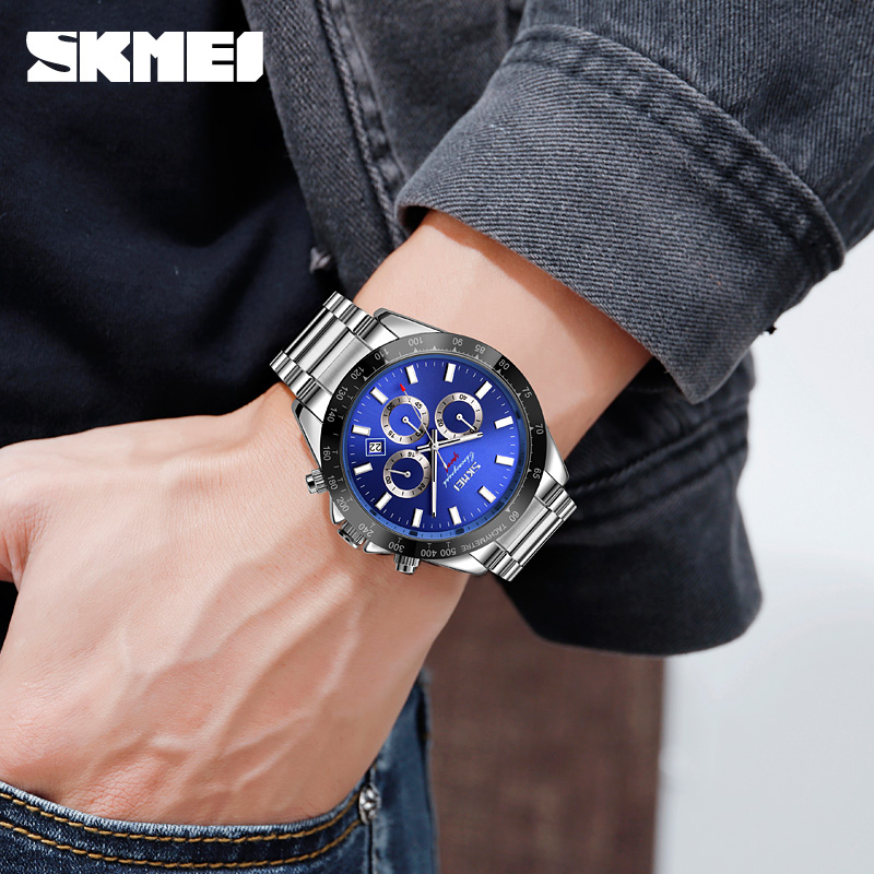 Skmei 9259SIBU Silver-Blue - 3
