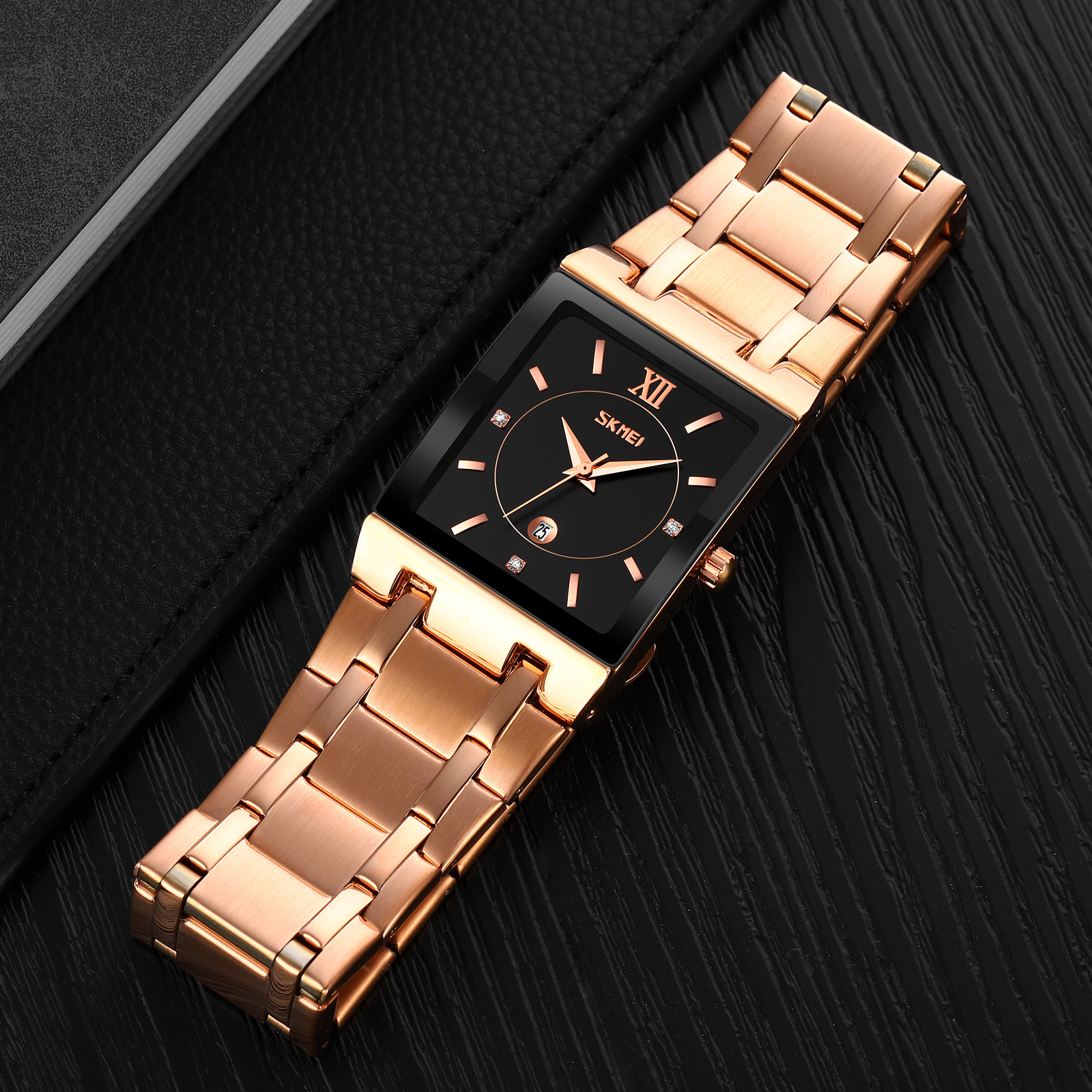 Skmei 9263RGBK Rose Gold-Black - 4