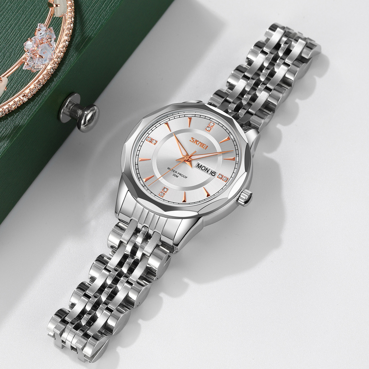 Skmei 9264SISI Silver-Silver - 3