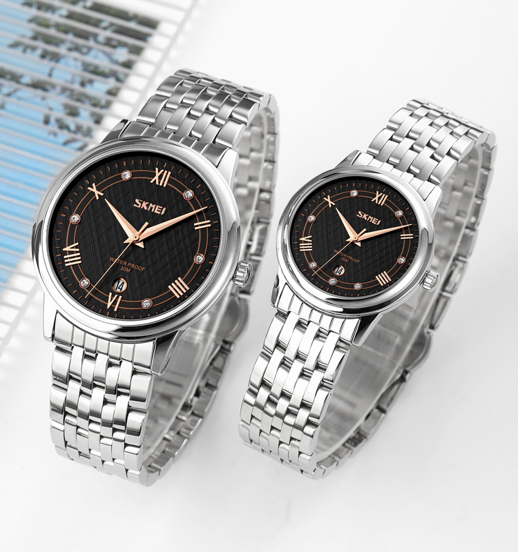 Skmei 9272SIBK-S Silver-Black Lady - 3