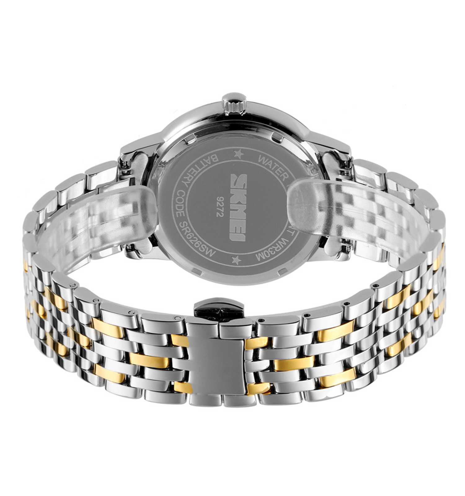 Skmei 9272TGDBK-S Gold/Silver-Black Lady - 5