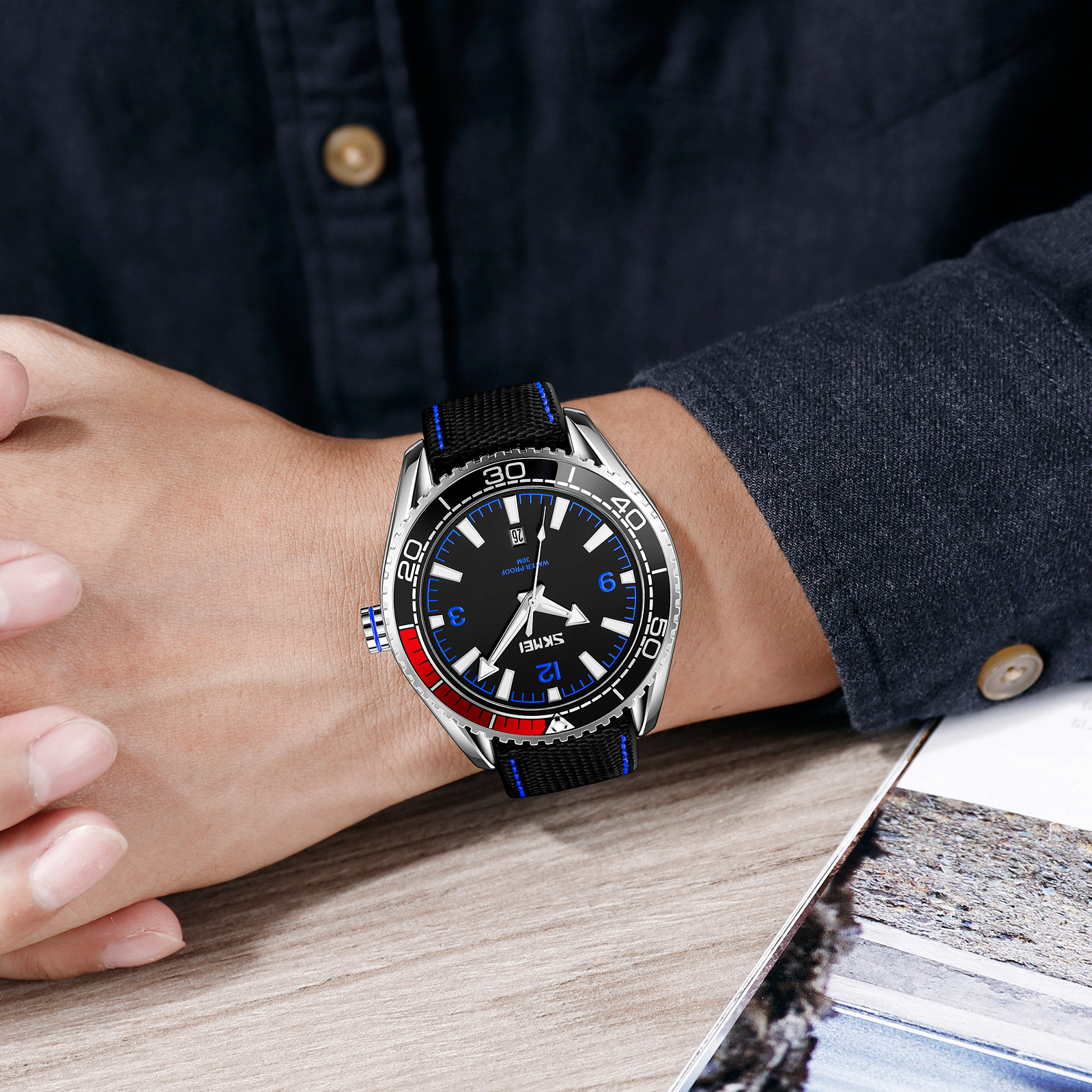 Skmei 9291BU Blue - 3