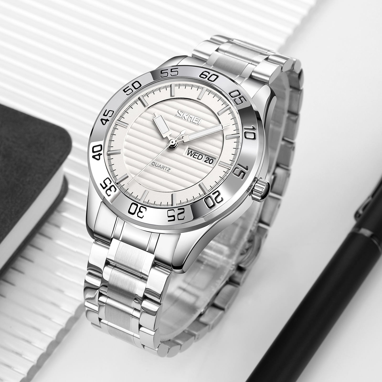 Skmei 9293SISI Silver-Silver - 3