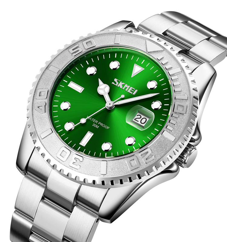 Skmei 9295SIGN Silver-Green - 2