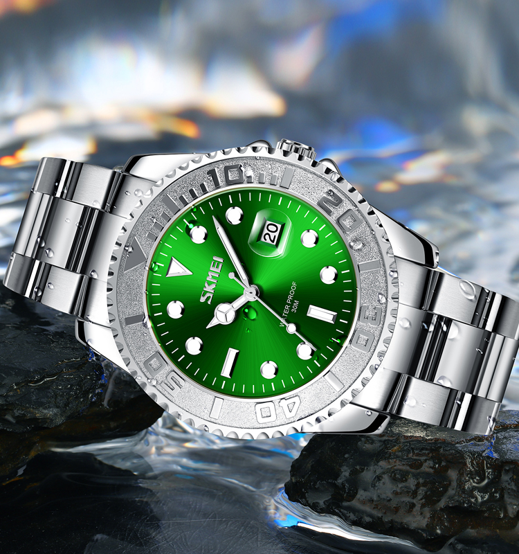 Skmei 9295SIGN Silver-Green - 3