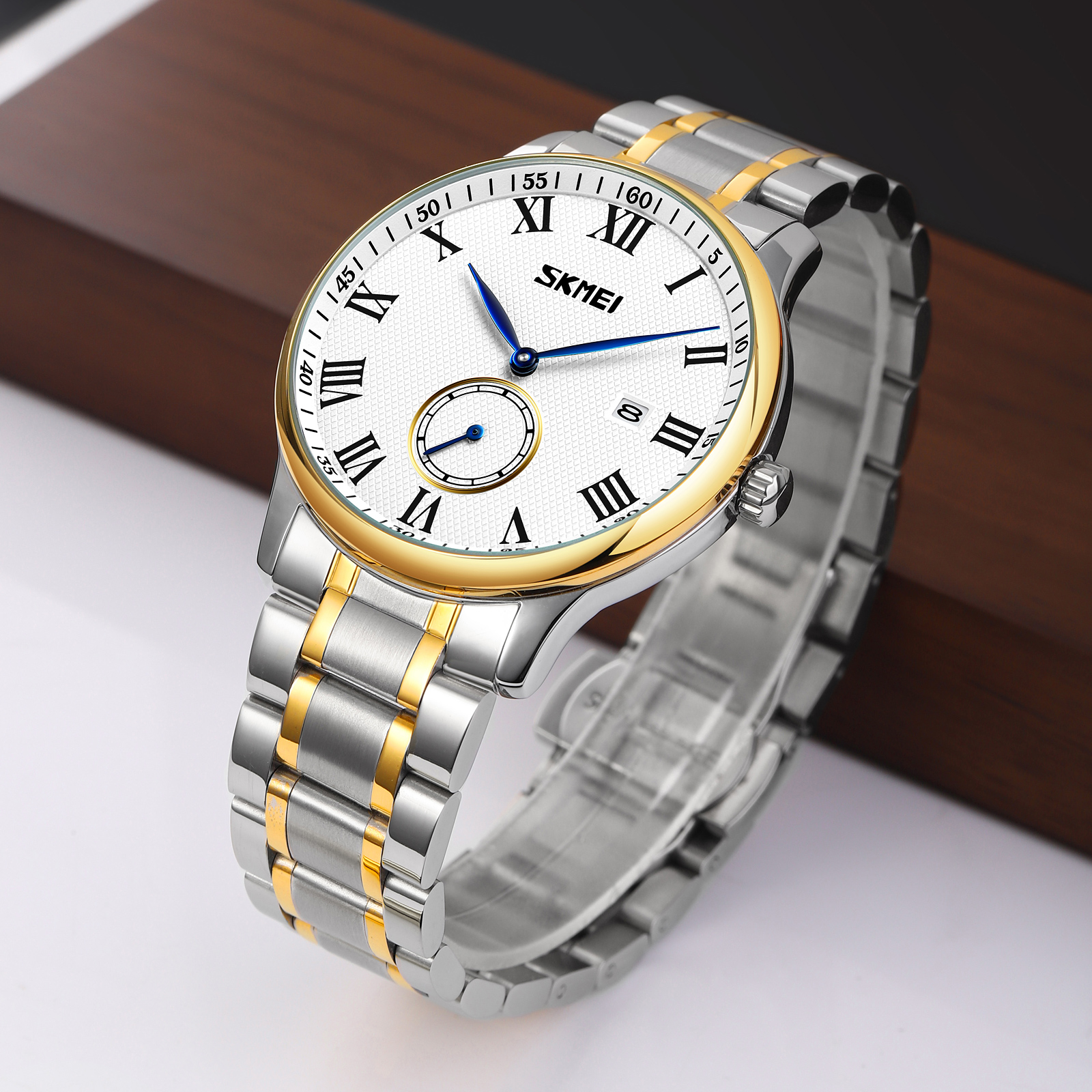 Skmei 9297GDSI-RN Gold-Silver Rom - 3