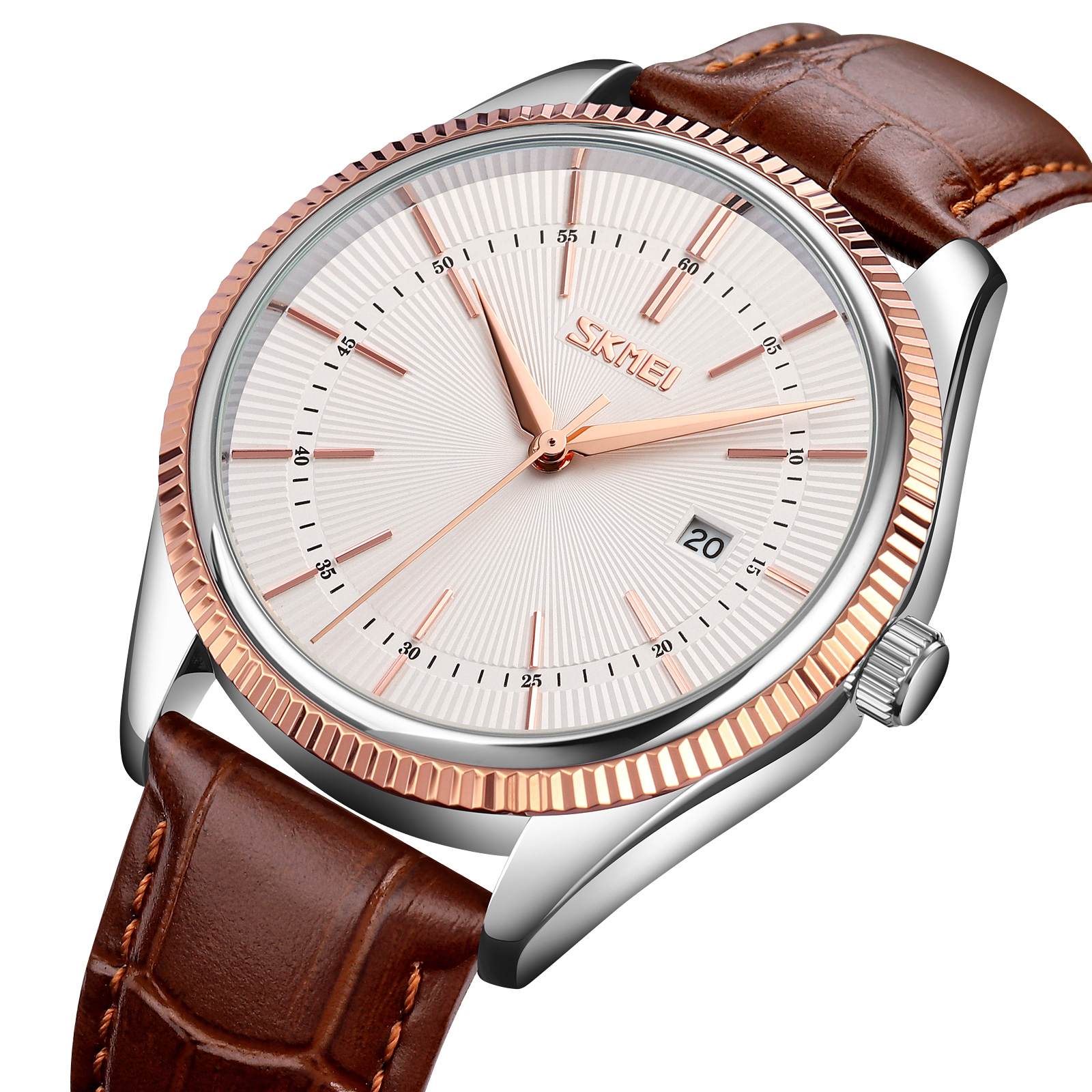 Skmei 9298TRGSI Rose-Gold Silver - 2