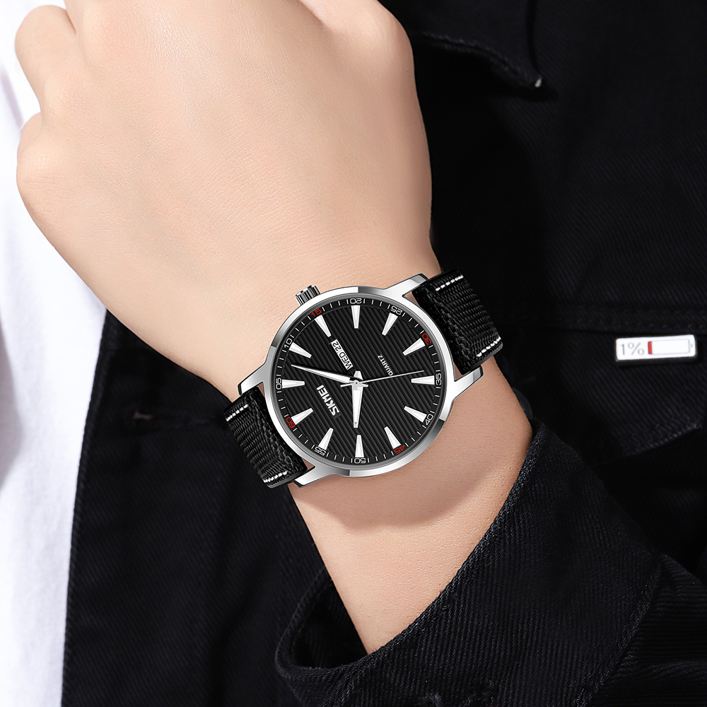 Skmei 9303SIBK Silver-Black - 4