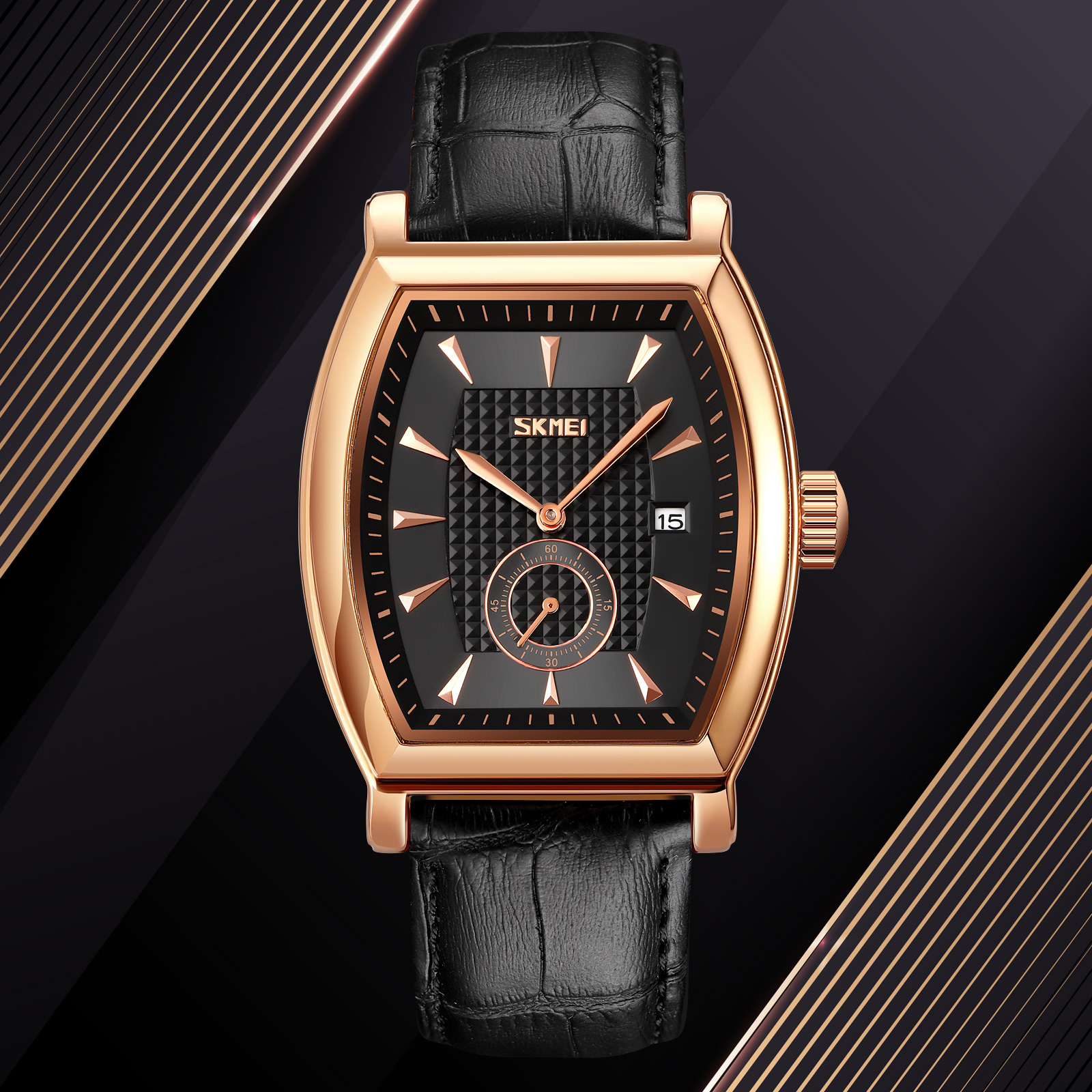 Skmei 9306RGBK Rose Gold-Black - 5