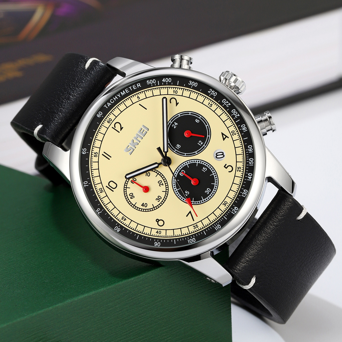 Skmei 9318BEBK Beige-Black - 4