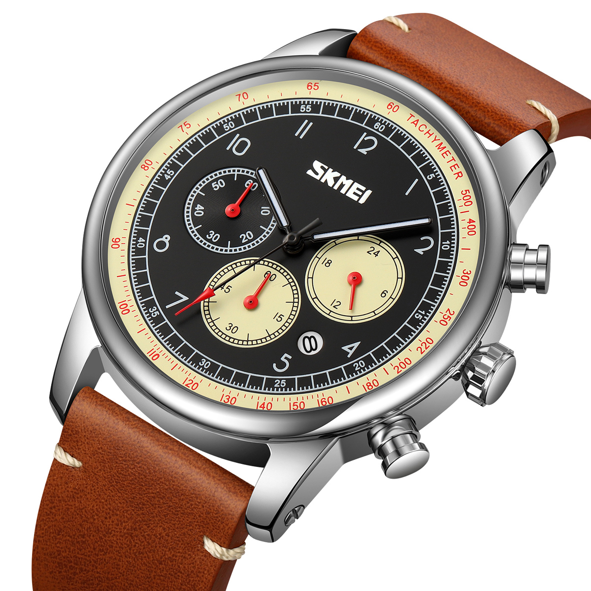 Skmei 9318BEBN Beige-Brown - 2