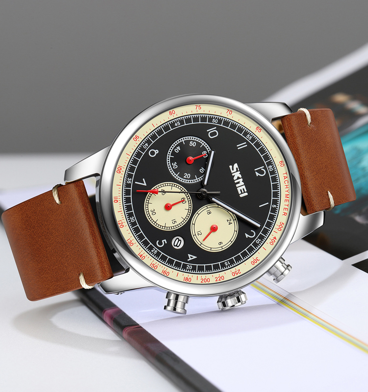 Skmei 9318BEBN Beige-Brown - 4