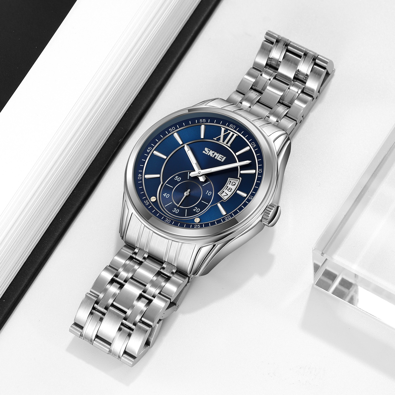 Skmei 9319SIBU Silver-Blue - 3