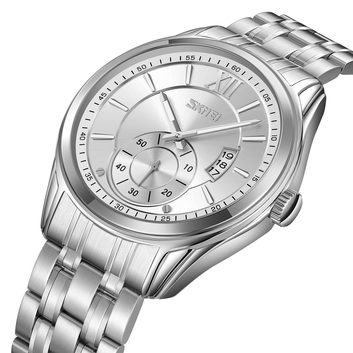 Skmei 9319SISI Silver-Silver - 2