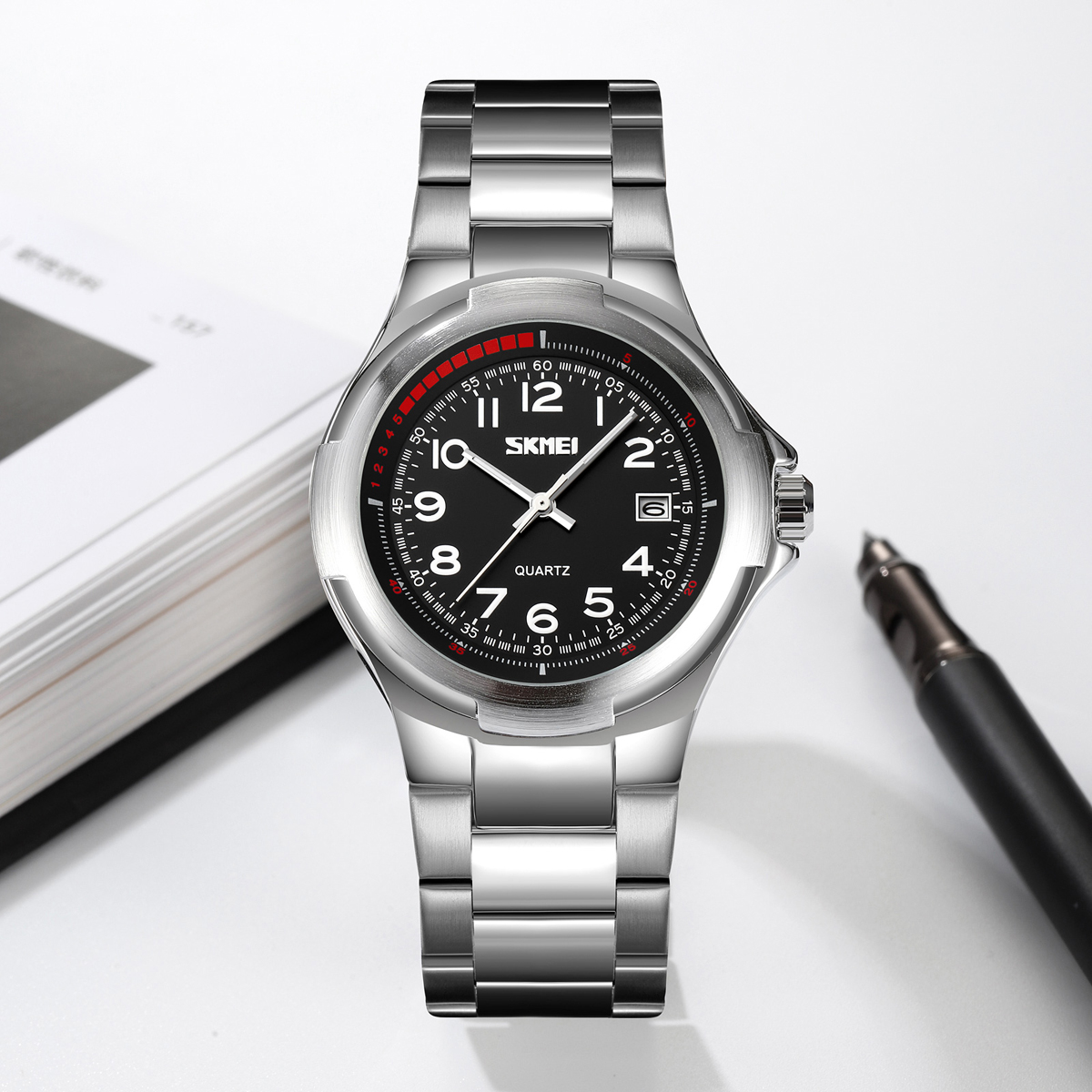 Skmei 9320SIBK Silver-Black - 3