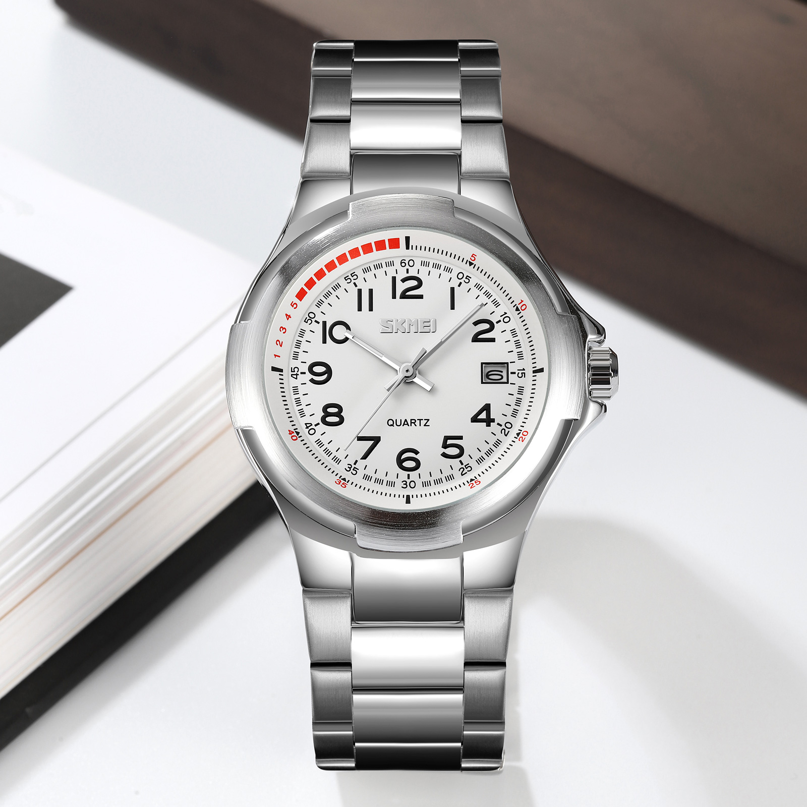 Skmei 9320SIWT Silver-White - 3