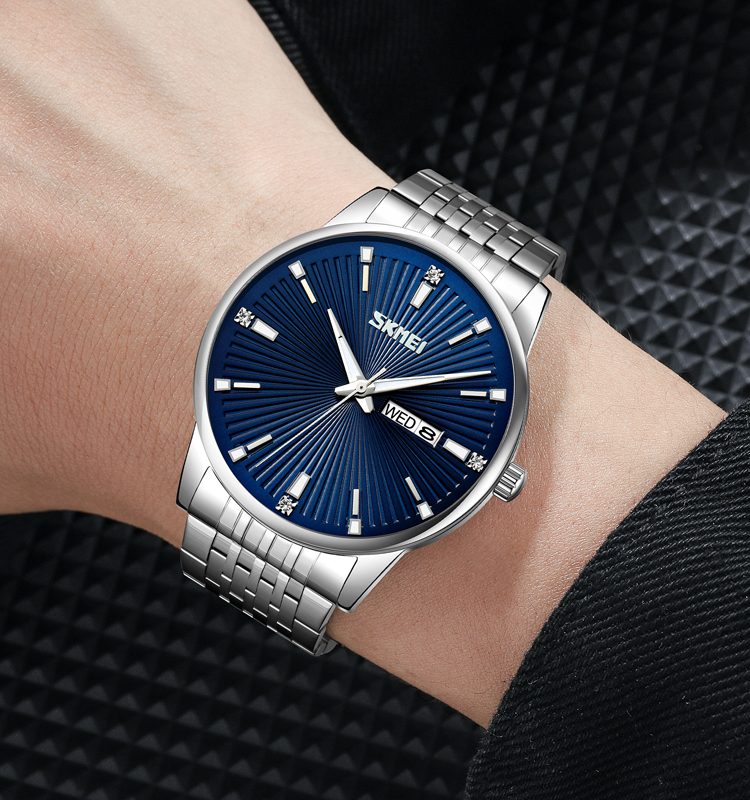 Skmei 9323SIBU Silver-Blue - 4