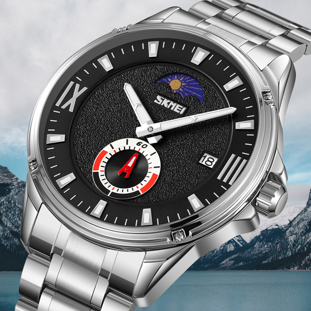 Skmei 9326SIBK Silver-Black SALE - 4