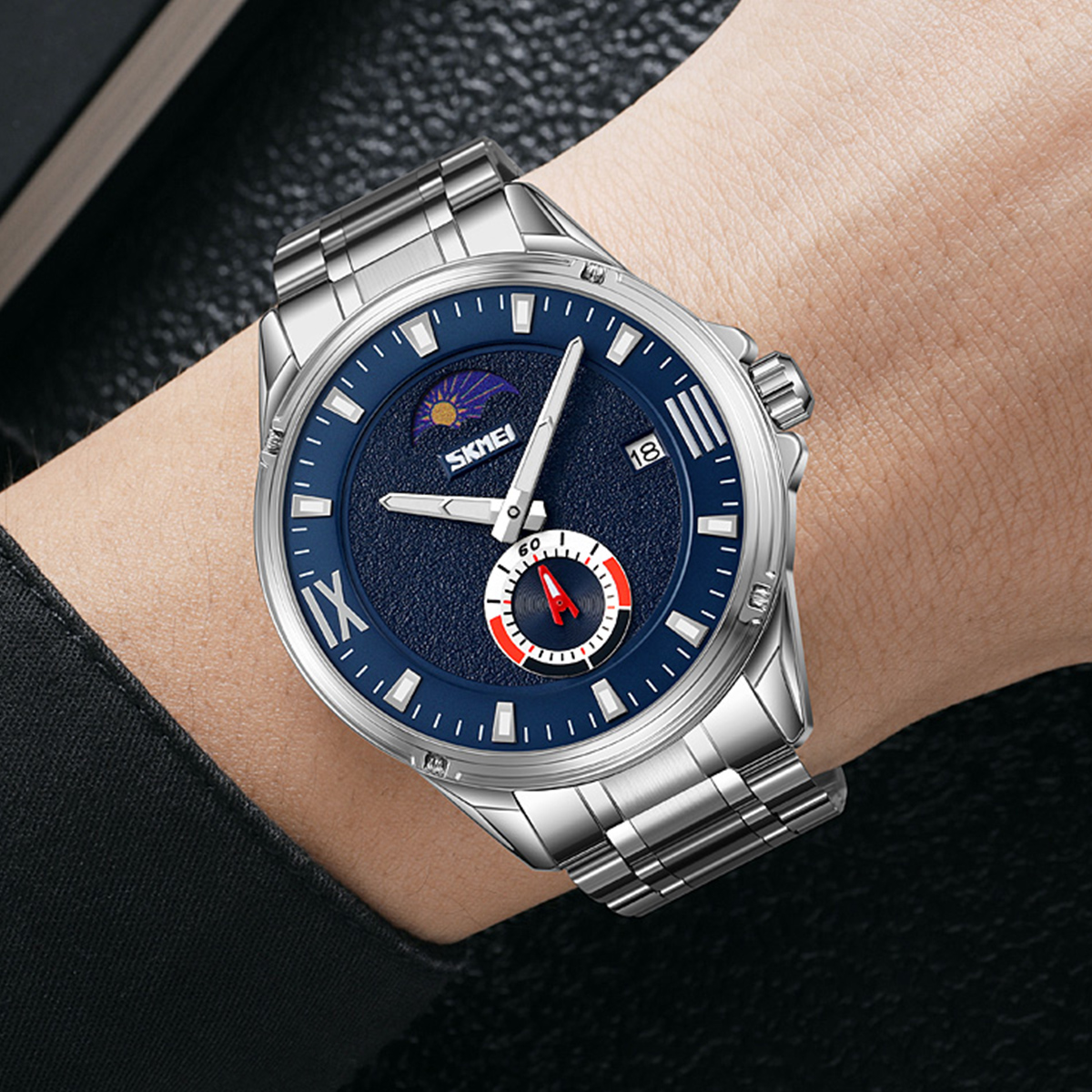 Skmei 9326SIBU Silver-Blue SALE - 3