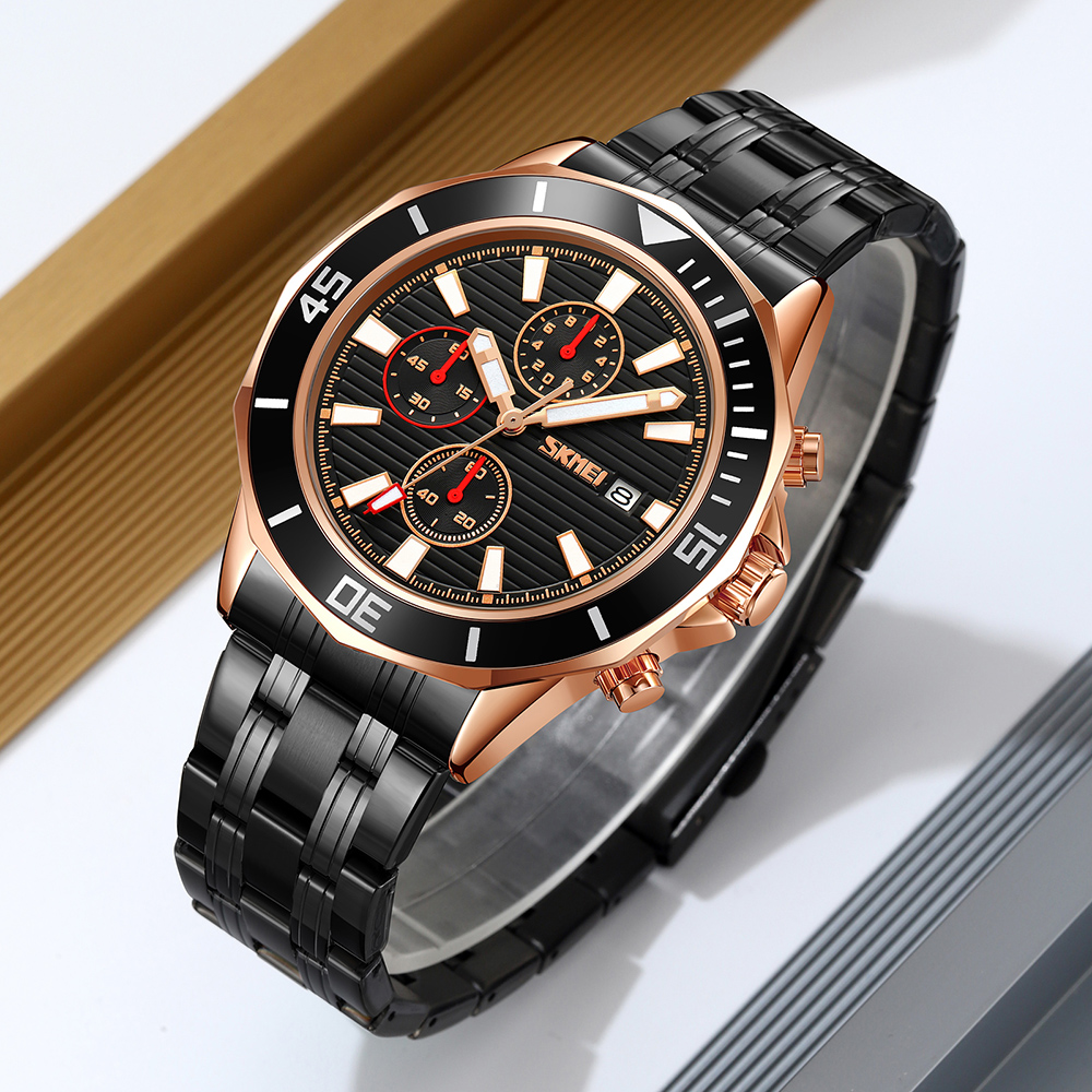 Skmei 9335RGBK Rose Gold-Black - 4