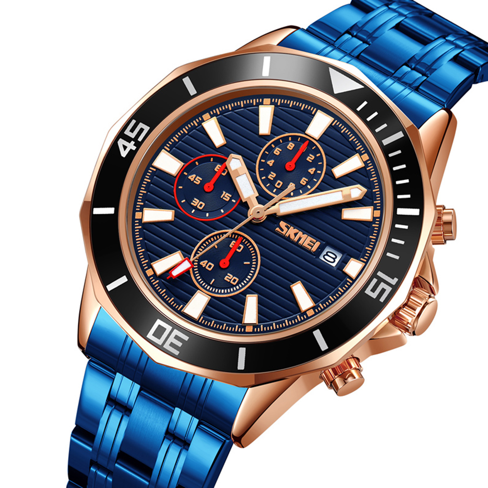 Skmei 9335RGBU Rose Gold-Blue - 2