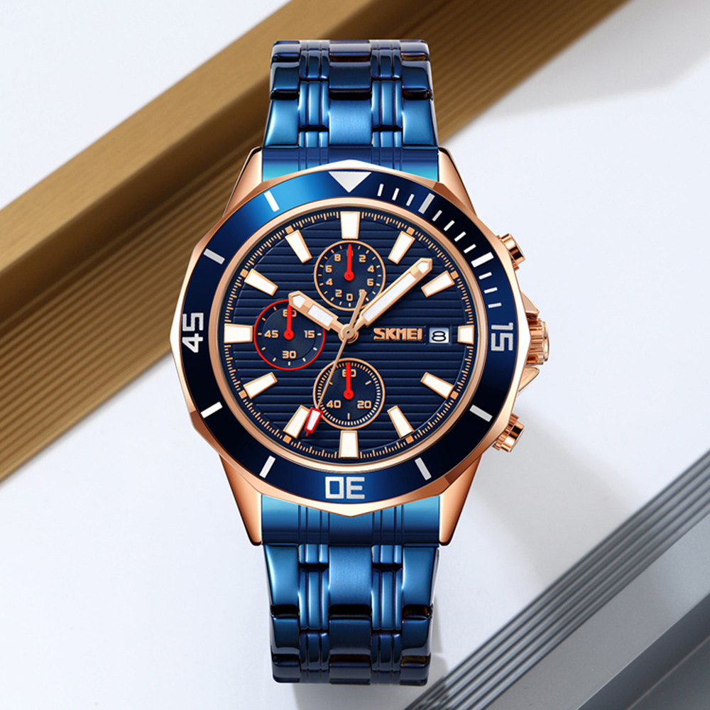 Skmei 9335RGBU Rose Gold-Blue - 3