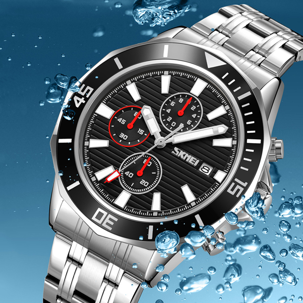 Skmei 9335SIBK Silver-Black - 4