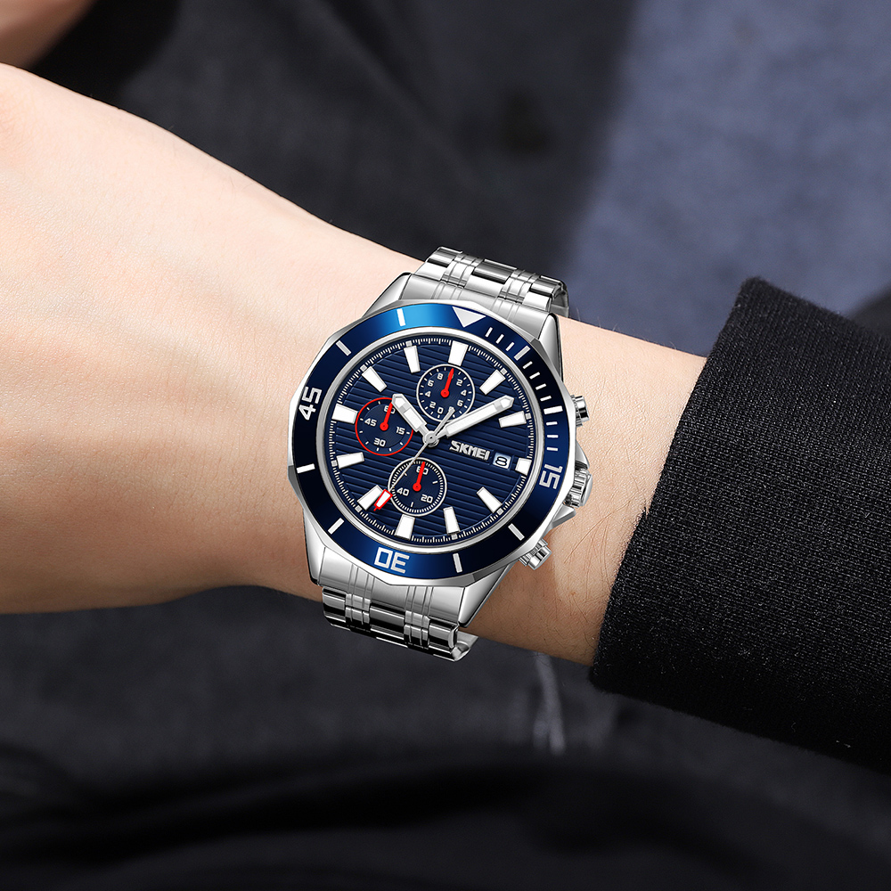 Skmei 9335SIBU Silver-Blue - 3