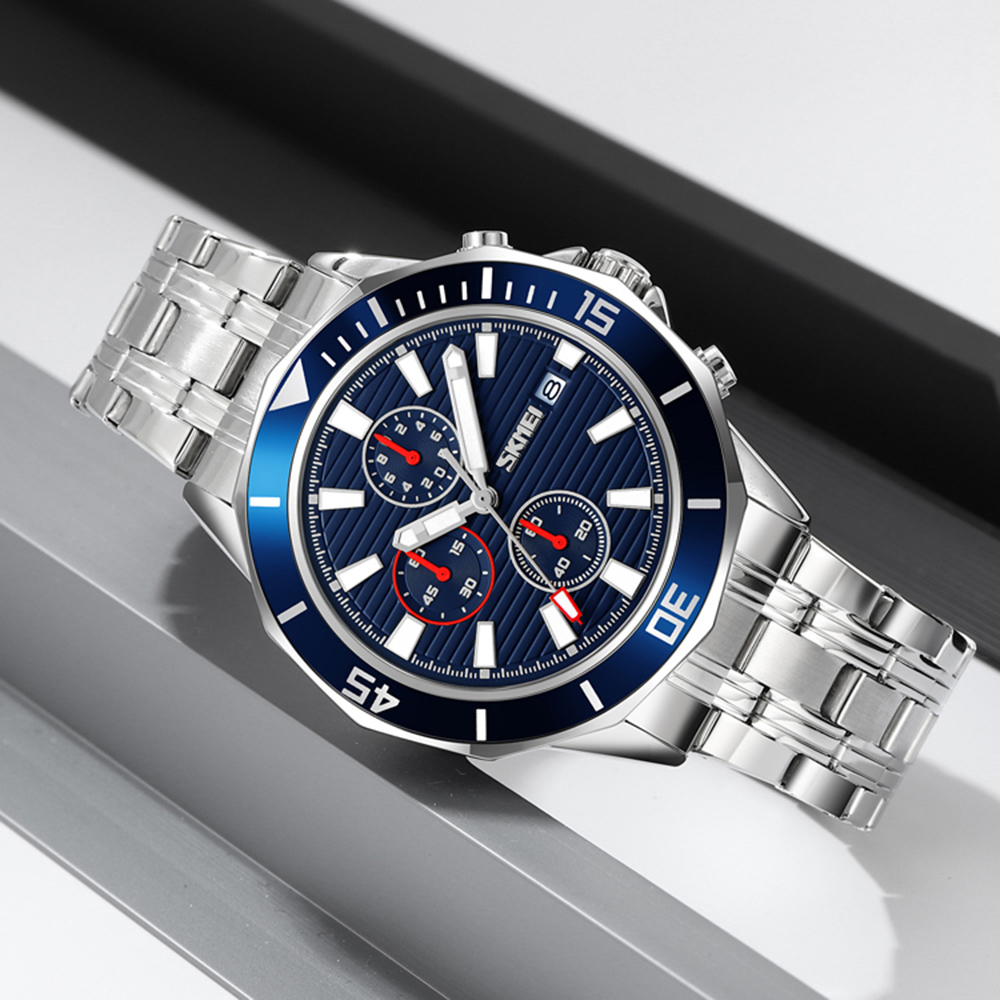 Skmei 9335SIBU Silver-Blue - 4