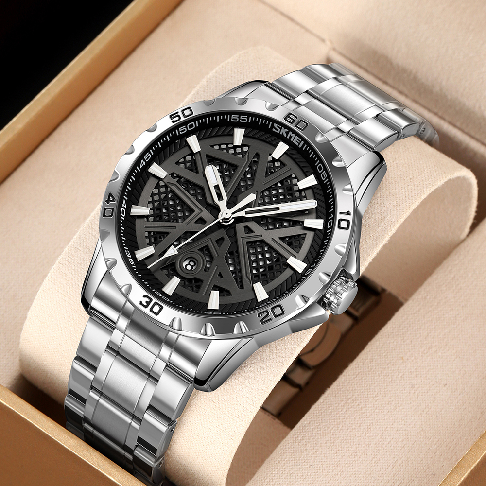 Skmei 9337SIBK Silver-Black - 3