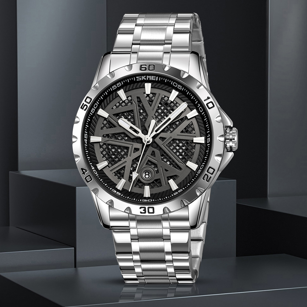 Skmei 9337SIBK Silver-Black - 4