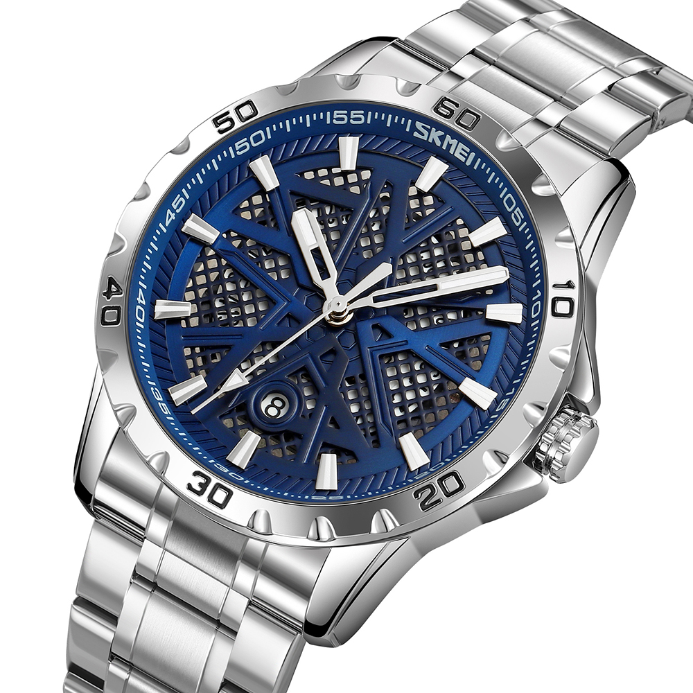 Skmei 9337SIBU Silver-Blue - 2