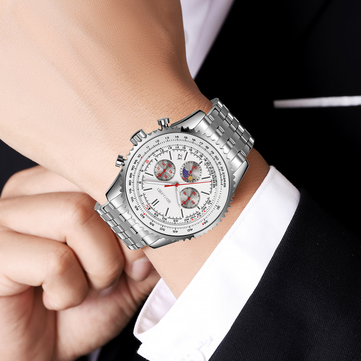 Skmei 9348SI Silver - 3