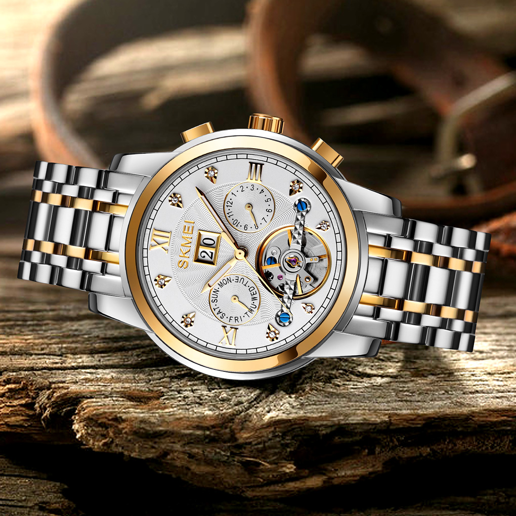 Skmei M029TGDSI Gold-Silver-Silver - 3