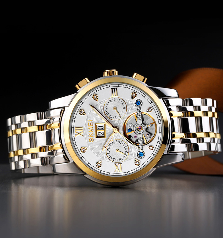 Skmei M029TGDSI Gold-Silver-Silver - 4