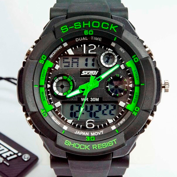 Skmei S-Shock Green 0931 - 10