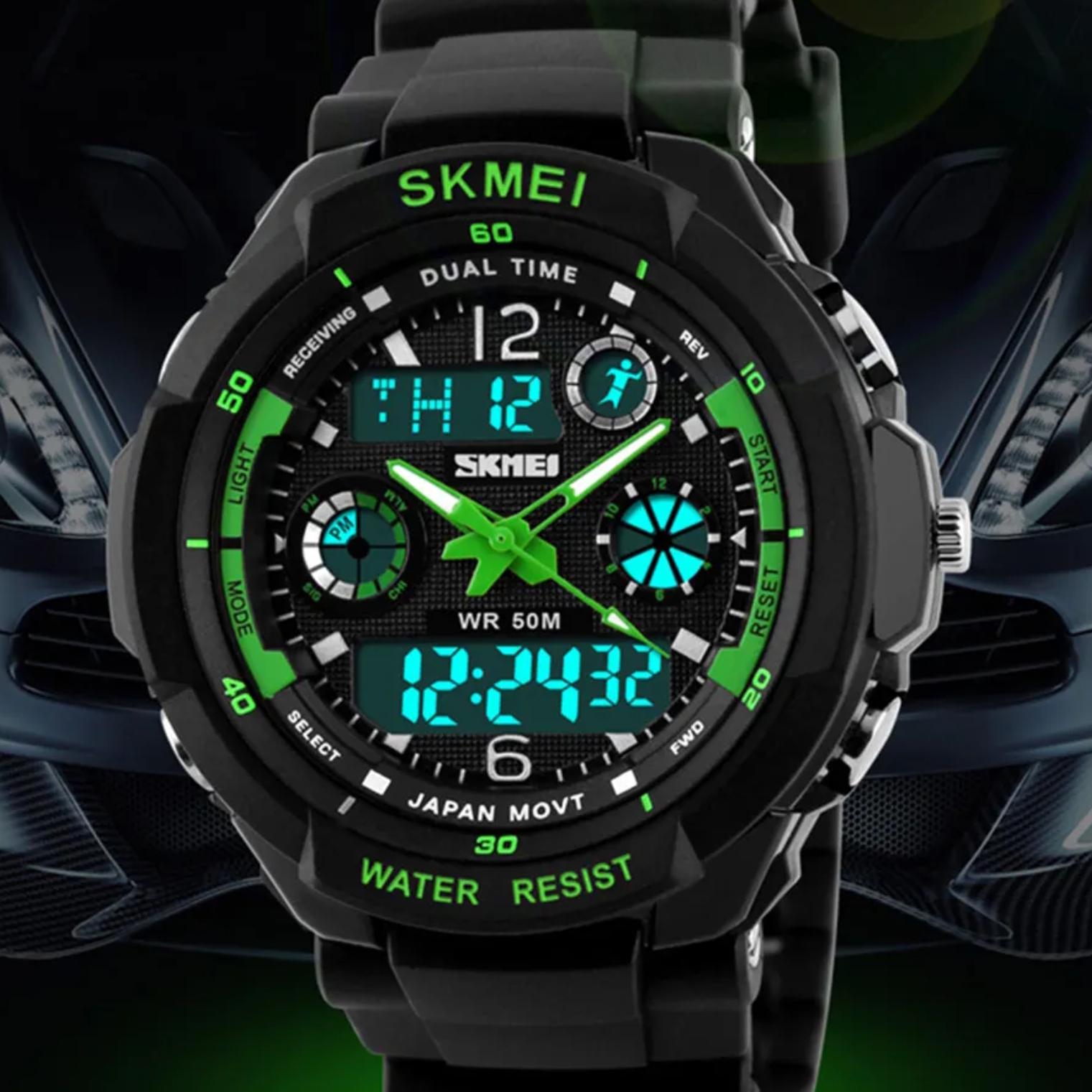 Skmei S-Shock Green 0931 - 2