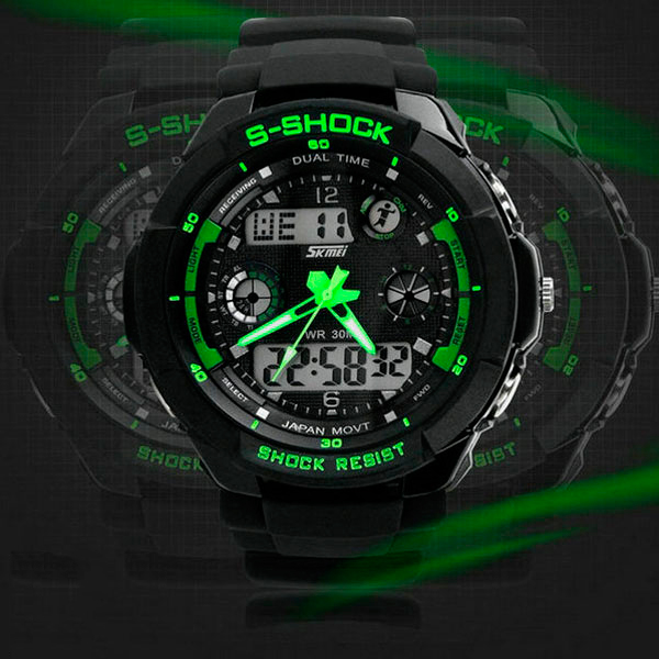 Skmei S-Shock Green 0931 - 3