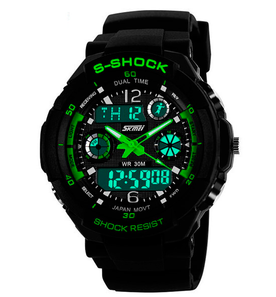 Skmei S-Shock Green 0931 - 9