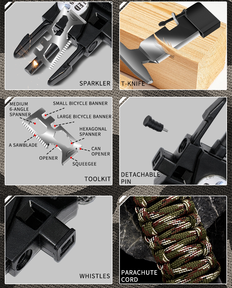 Smael Grey Compass - 5