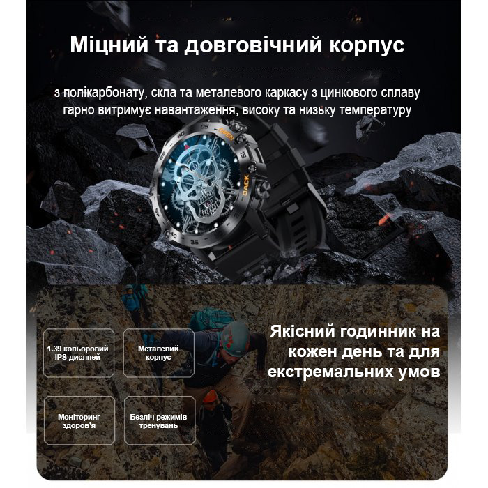 Smart Delta K52 Black Rubber, 2 ремінці - 19