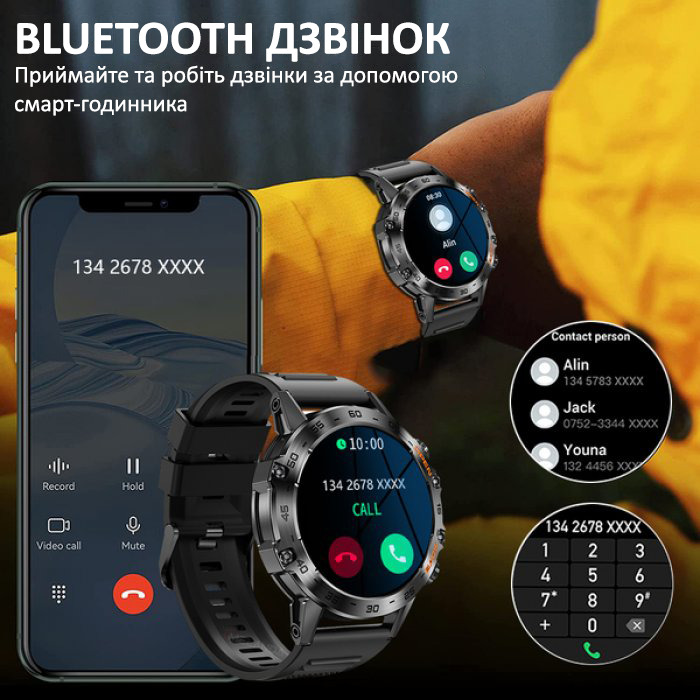 Smart Delta K52 Black Rubber, 2 ремінці - 8