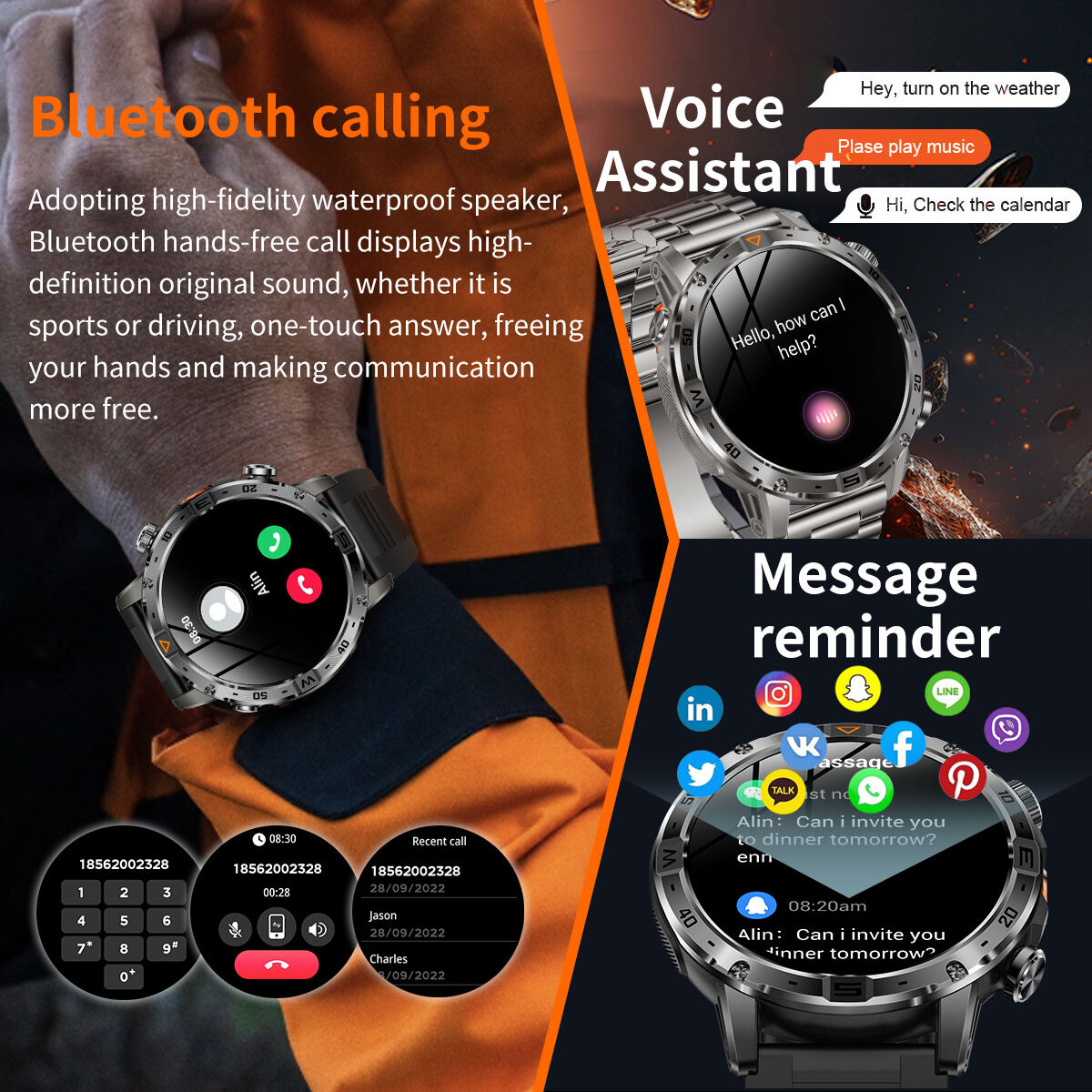 Smart Fire Rubber з компасом, 2 ремінці - 16