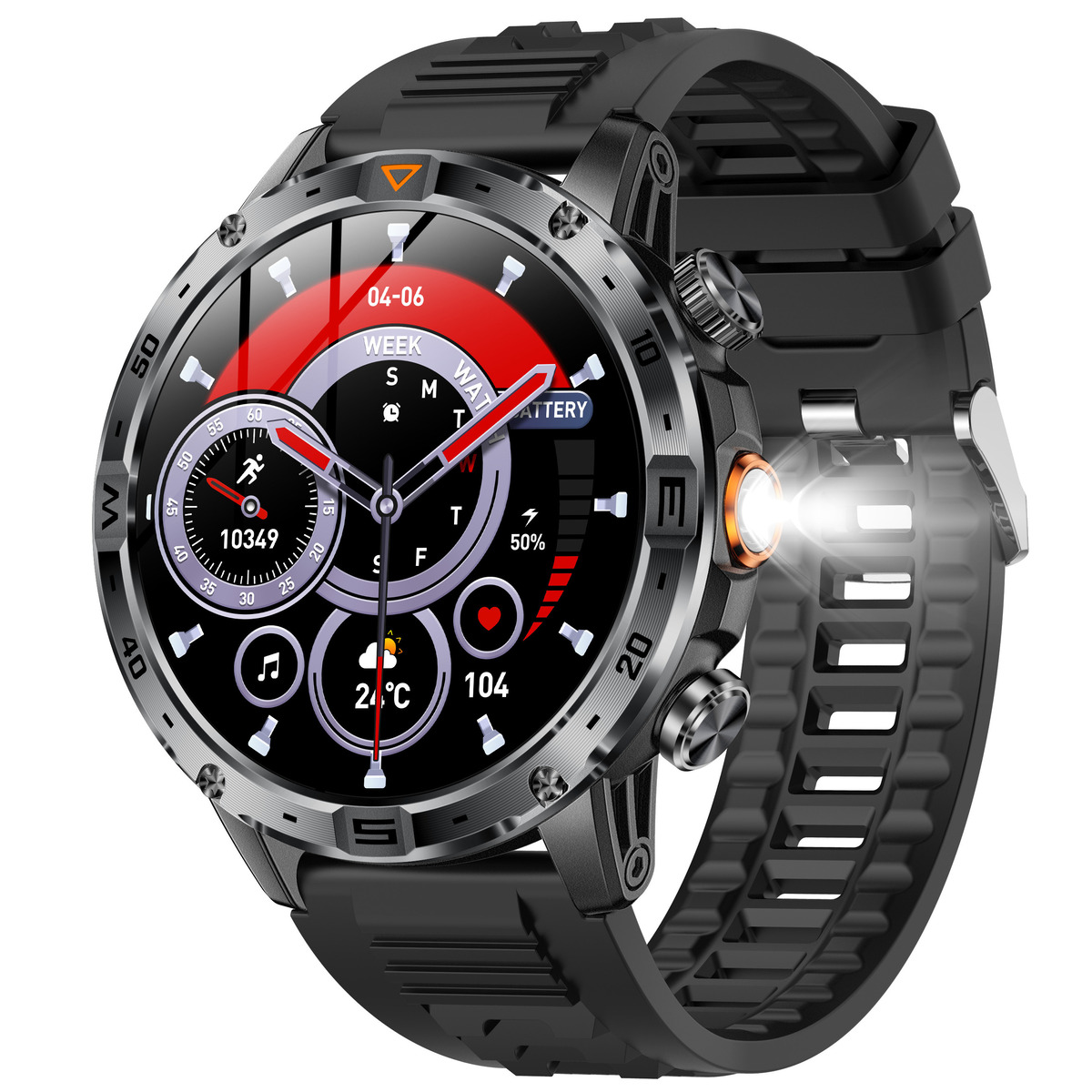 Smart Fire Rubber з компасом, 2 ремінці - 8