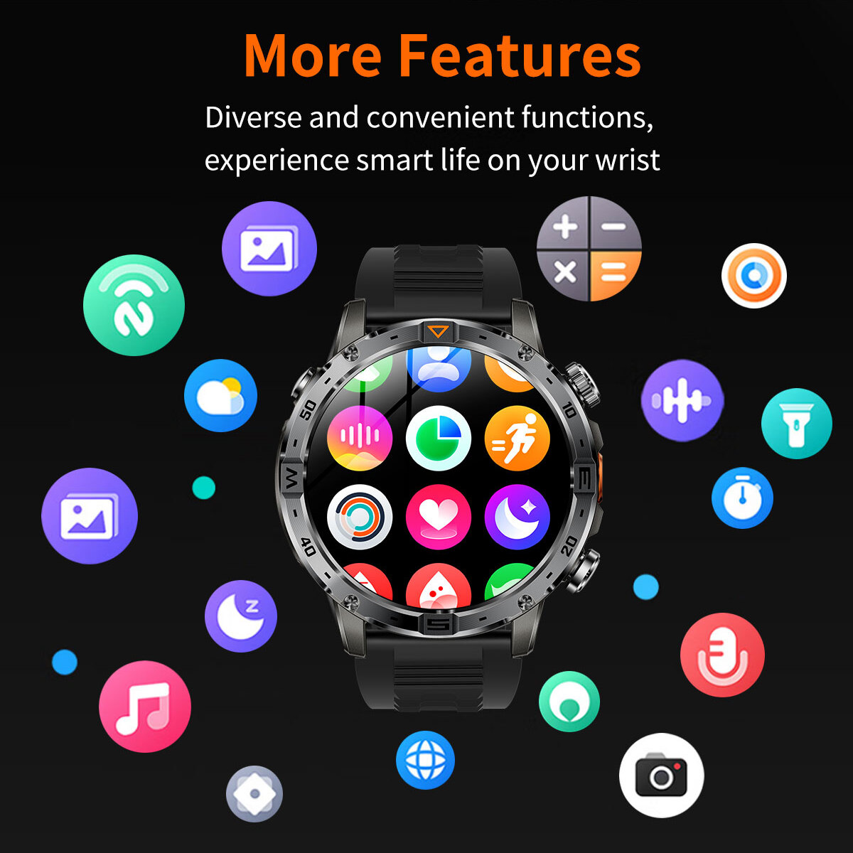 Smart Fire Steel з компасом, 2 ремінці - 11