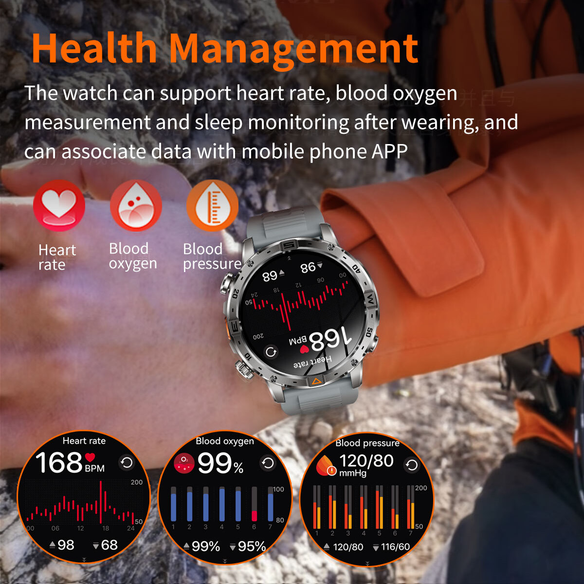 Smart Fire Steel з компасом, 2 ремінці - 18