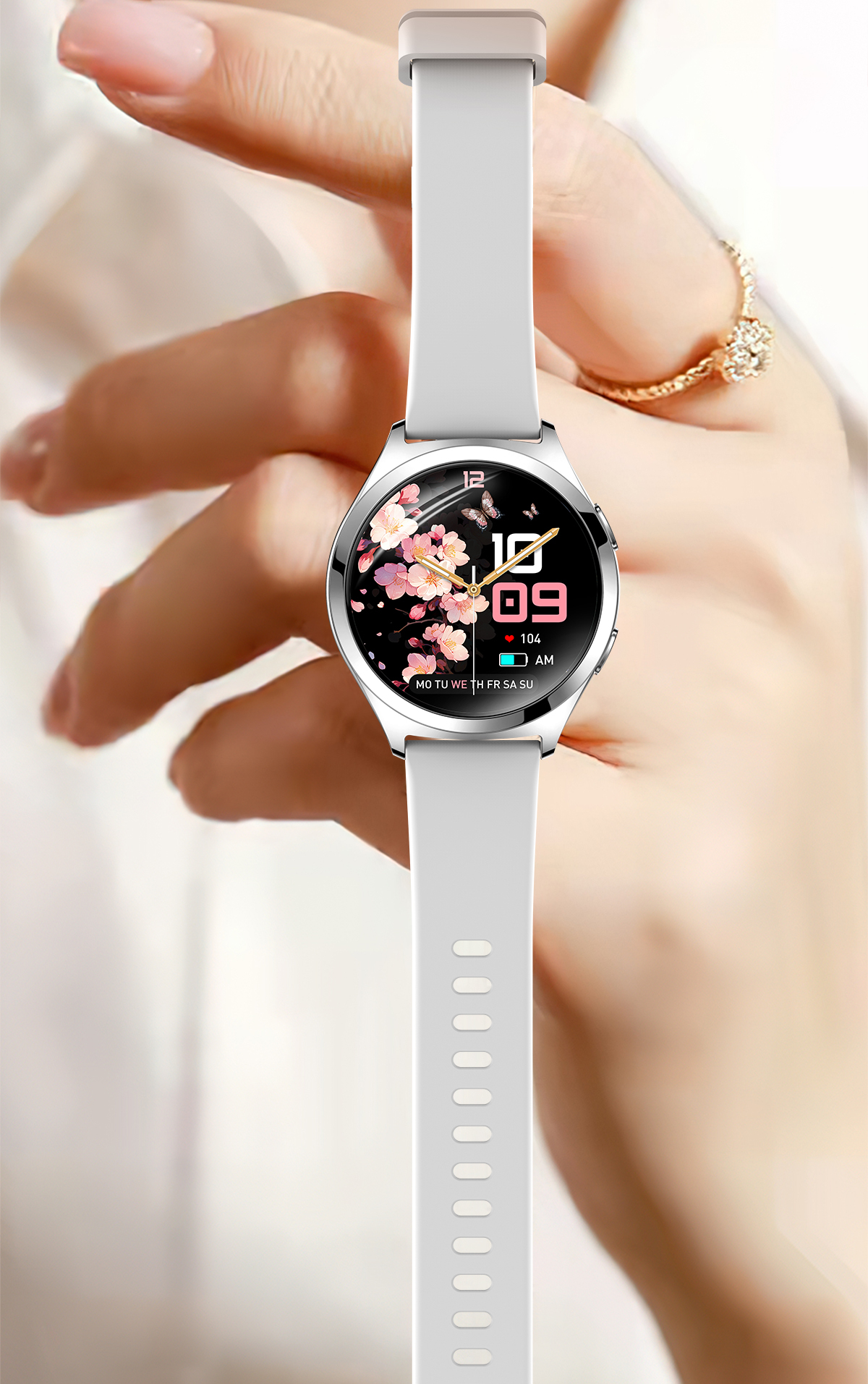 Smart Love Pro Silver Rubber, 2 ремінці - 11