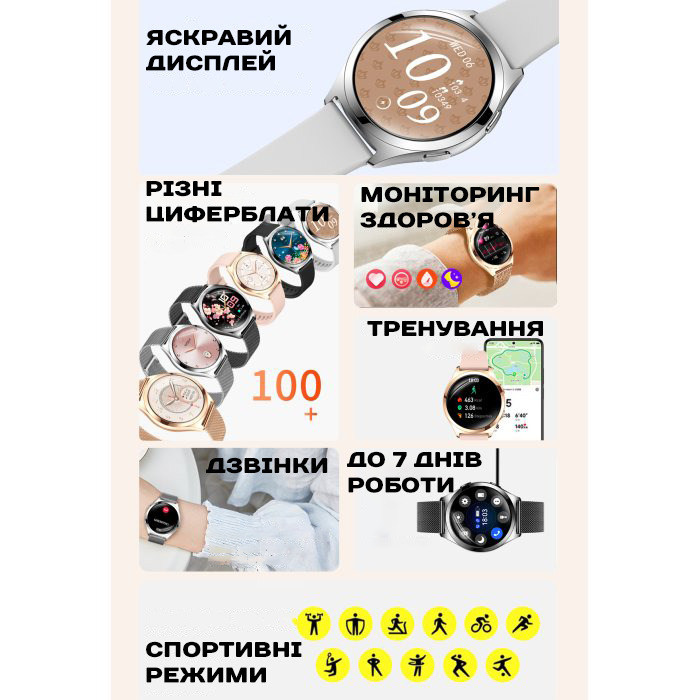 Smart Love Pro Silver Rubber, 2 ремінці - 14