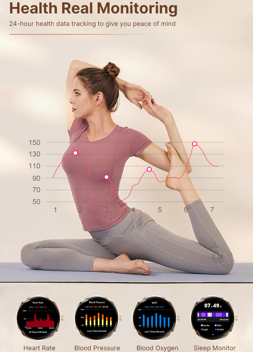 Smart Luna Black, 2 ремінці - 14